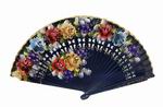 Openwork Black Fan with floral design on both sides Ref. 1287 7.603€ #503281287